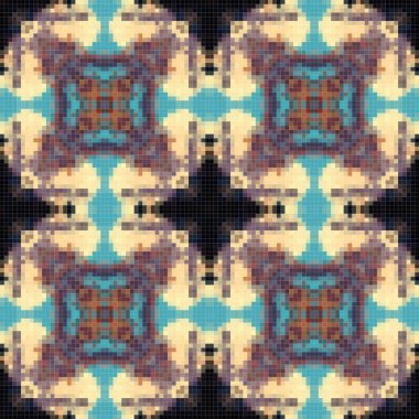 Arabic pattern background, islamic ornament. arabic tile, or arabic zellij - traditional mosaic