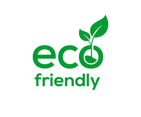 Çevre dostu ikon. Çevre dostu sembol vektörü. Ekolojik gıda kuponları. Organik doğal gıda etiketleri. Vektör illüstrasyonu.