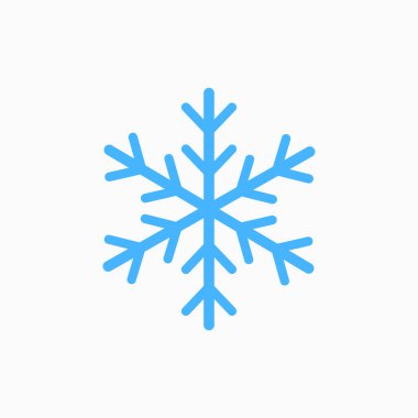 Kar Taneleri ikonu. Kar taneleri vektör sembolü. Kar simgesi