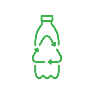 Plastik şişe simgesini geri dönüştür. Plastik şişe simgesini geri dönüştür.