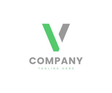 V harfi logo tasarımı, V sembolü