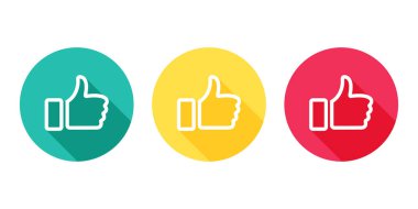 Yeşil, sarı ve kırmızı renkte bir simge. Sembol gibi.