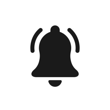 Haber çanı simgesi. Zil ve uyarı işareti çalıyor.