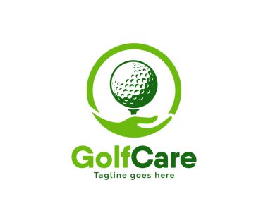 Golf Logosu Tasarımı. Golf Bakım Logosu Tasarım Şablonu.