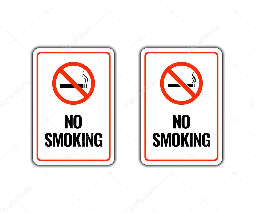 No smoking sign vector. No smoking symbol vector.