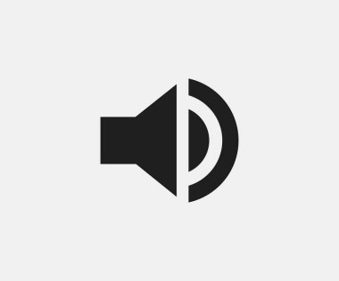 Sözcü Simgesi Vektörü, Ses Simgesi, Müzik Simgesi, Ses Simgesi, Sözcü Sembolü.