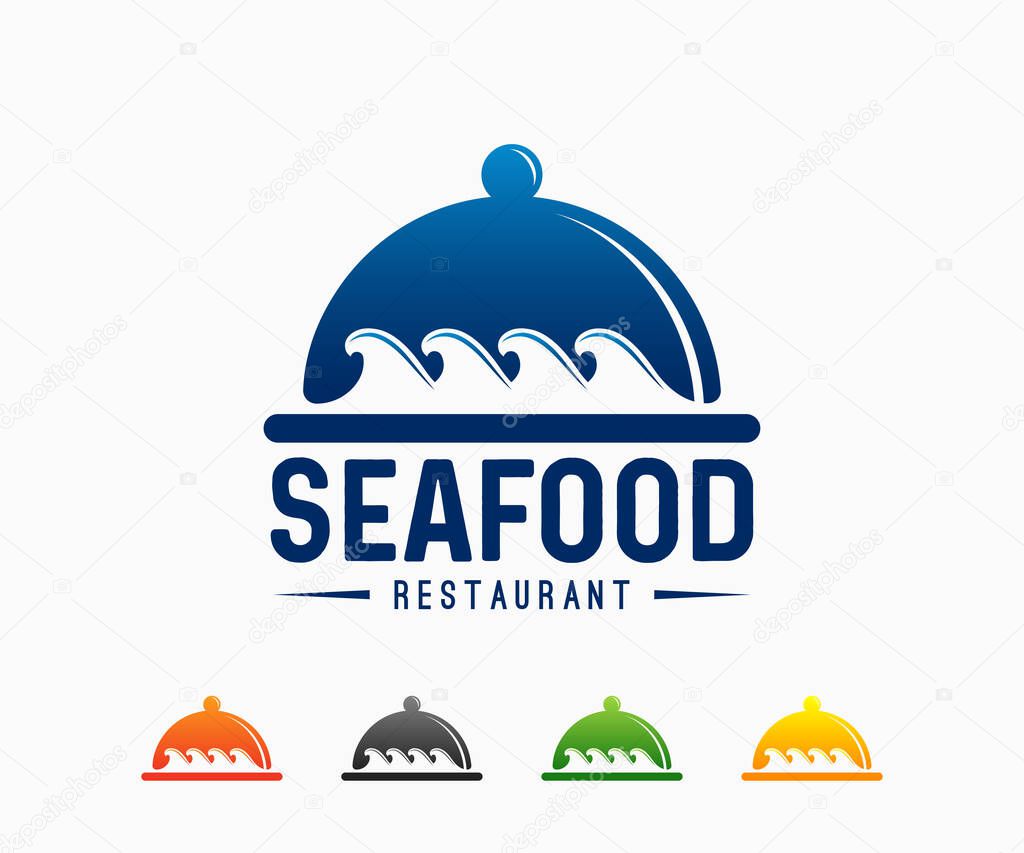 Seafood logo design inspiration. Food logo design