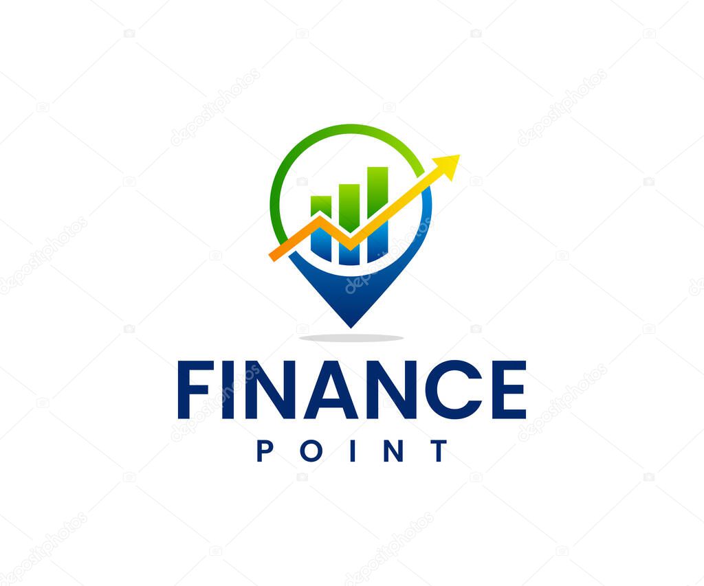 Business Finance Point Logo Design Template