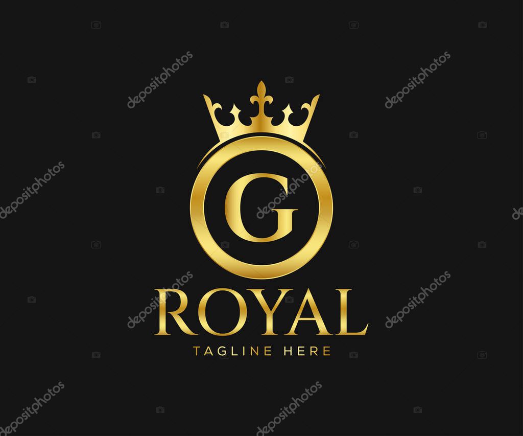 Luxurious G Letter Logo Design. Letter G Logo Design Template.