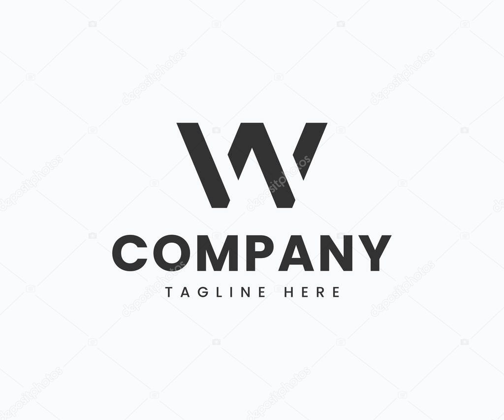 W Letter Logo Design. W Logo Design Template. W Monogram Icon