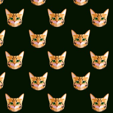 kedi vektör resimleme arkaplanı 