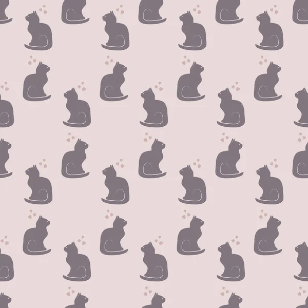 Katze Vektor Illustration Hintergrund — Stockvektor