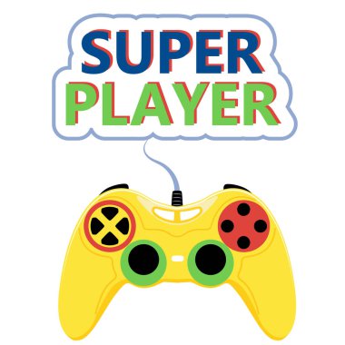 joystick simgesi vektör illüstrasyonu