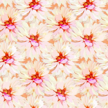 Çiçeksiz desenli vektör çizimi