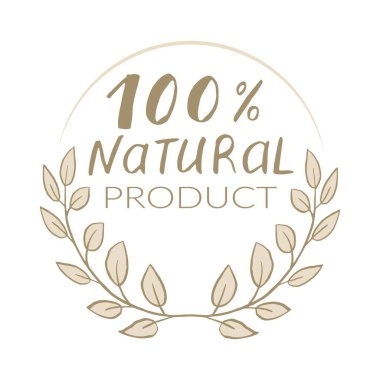 Natural or organic concept vector illustration background 