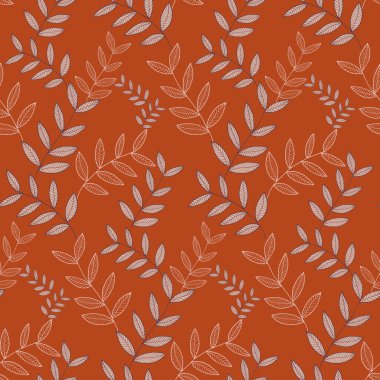 Çiçek desenli vektör çizimi