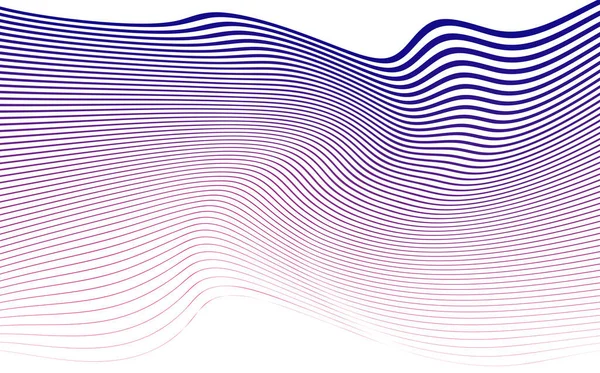 Blaue Wellen Hintergrund Vektorillustration — Stockvektor
