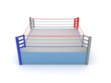 Yukarıdan bir yüzüğün 3 boyutlu görüntüsü. 3B görüntüleme beyaz üzerine izole edildi