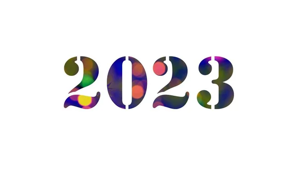 2023 뉴이어 2023 텍스트 2023 — 스톡 사진