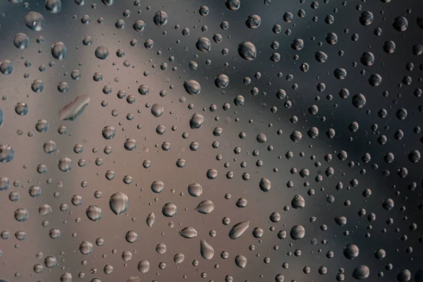 Абстрактний Барвистий Фон Масляними Краплями Хвилями Поверхні Води Macro Знімок — стокове фото