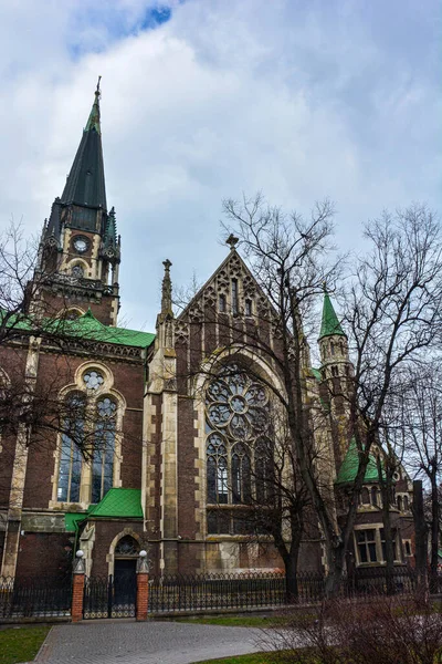 Lviv Oekraïne April 2022 Kathedraal Van Heiligen Olga Elizabeth Lviv — Stockfoto