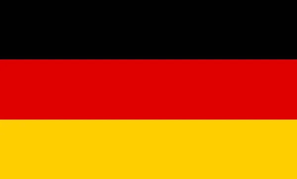 ドイツのカラフルな旗を振って 絹ドイツ国旗 — ストック写真