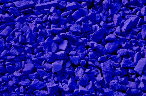 Textur Hintergrund Felskiesel Kleine Glatte Pibbles Naturstein Blaue Farbe Kieselmaterial — Stockfoto