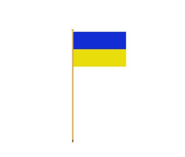 waving colorful flag of ukraine. Ukrainian flag with a grunge texture .close up waving flag of Ukraine. flag symbols of Ukraine.