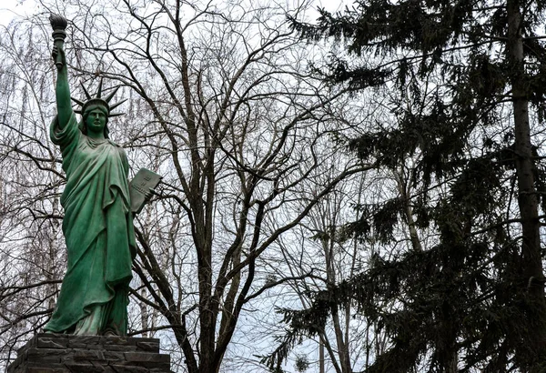 Zdolbuniv Rivne Region Ukraine January 2023 Replica Statue Liberty Office — Stockfoto