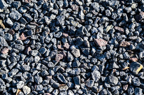 Kis Kövek Fal Használt Háttér Textúra Small Rock Texturált Háttér — Stock Fotó