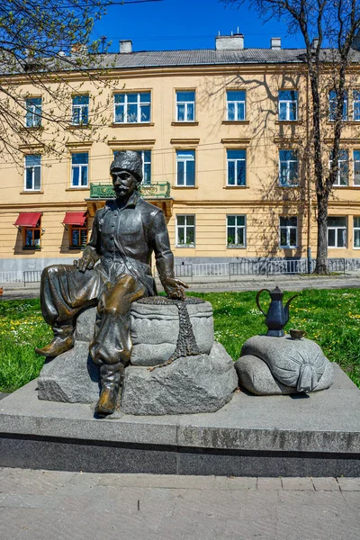 Ukraine Lwiw August 2022 Denkmal Für Juri Franz Kultschytsky Auf — Stockfoto