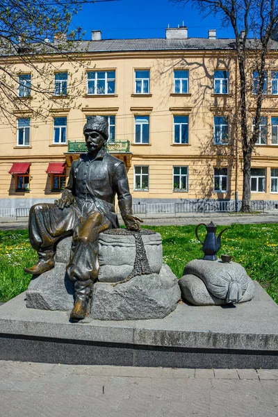 Ukrajina Lvov Srpen 2022 Památník Jurijských Franků Kulchytského Náměstí Danyla — Stock fotografie