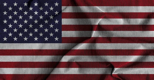 Vlajka Spojených Států Amerických Pro Zapamatování Nezávislosti Práce Prezidentů Nebo — Stock fotografie