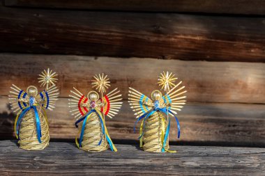 Saman bebekler. Slav ev yapımı bebek tılsımları. Refahın ve evin sembolü. Mykola Ogorodnyk, Ukrayna 'da halk sanatı ustası..