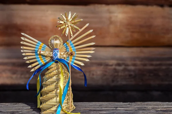 Strohpuppen Slawische Hausgemachte Puppen Amulette Ein Symbol Für Wohlbefinden Und — Stockfoto