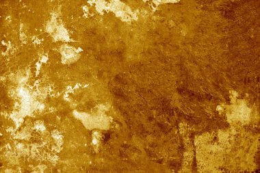 desen çimento-altın ışık soyut renk. Panoramik soyut dekoratif koyu arkaplan. Geniş açı, tasarım için kopyalama alanı olan kabataslak mistik doku duvar kağıdı.