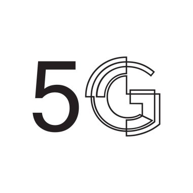 5G logo design, web simple template and icon for your business illustration