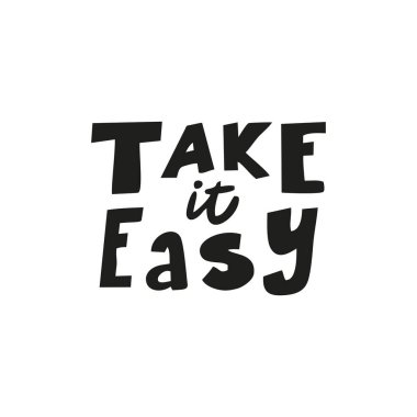 Motivasyon cümlesi kartpostallar, posterler, çıkartmalar vs. için kolaylaştır.