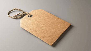 Kolayca eklenebilmek için içinde kırsal bir ip bulunan boş bir karton etiket. Fiyatlandırma, etiketleme ya da tasarım projeleri için ideal. Özel tasarım ve markalaşma için mükemmel..