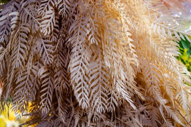 Kapalı ya da açık hava dekorasyonu için yapay çiçekler, farklı desen biçimleri, arkaplan ya da arkaplan ve genel amaçlar için kullanılır.