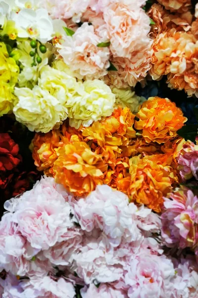 Artificial Flowers for indoor or outdoor decoration, different pattern styles, use for backdrop or background and general purposes.