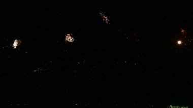 Havai fişekler Tayland 'da Pattaya' da 24-25 Kasım 2023 tarihlerinde farklı model stilleri ve renk tonlarını gösteriyor..