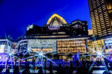 Bangkok, Tayland. - 22 Mayıs 2025, Icon Siyam 'ın dışı, Asya' nın en iyi alışveriş merkezlerinden biri..