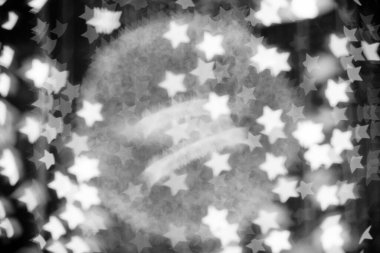 Farklı desen biçimlerinde siyah ve beyaz arkaplan dokusu ya odak noktasında, ya da bulanık görünümde, bazıları iç veya dış tasarım için gri tonda.