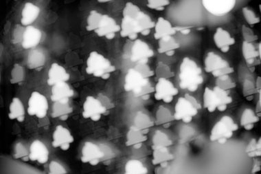 Farklı desen biçimlerinde siyah ve beyaz arkaplan dokusu ya odak noktasında, ya da bulanık görünümde, bazıları iç veya dış tasarım için gri tonda.