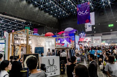 Bangkok, Tayland - 27 Haziran 2025: Bitec Bangna 'da düzenlenen Tayland Sağlık, Seyahat, Moda ve Turizm Sergisi.