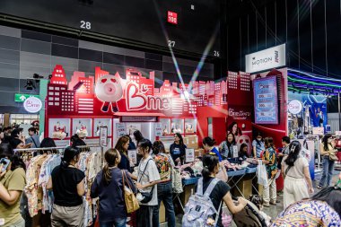 Bangkok, Tayland - 27 Haziran 2025: Bitec Bangna 'da düzenlenen Tayland Sağlık, Seyahat, Moda ve Turizm Sergisi.