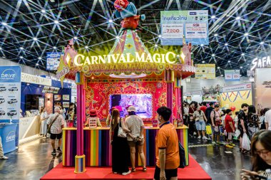 Bangkok, Tayland - 27 Haziran 2025: Bitec Bangna 'da düzenlenen Tayland Sağlık, Seyahat, Moda ve Turizm Sergisi.