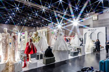 Bangkok, Tayland - 27 Haziran 2025: Bitec Bangna 'da düzenlenen Tayland Sağlık, Seyahat, Moda ve Turizm Sergisi.