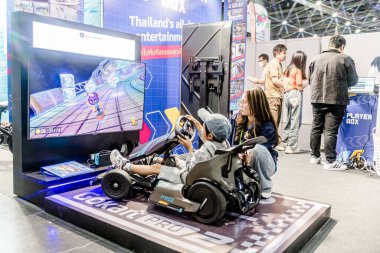 Bangkok, Tayland - 27 Haziran 2025: Bitec Bangna 'da düzenlenen Tayland Sağlık, Seyahat, Moda ve Turizm Sergisi.